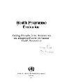 Health programme evaluation : guiding principles for its application in the managerial process for National Health Development