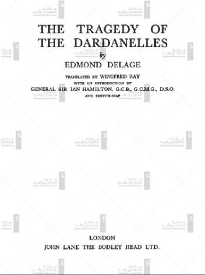  The tragedy of the Dardanelles