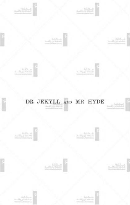  Strange case of Dr. Jekyll and Mr. Hyde