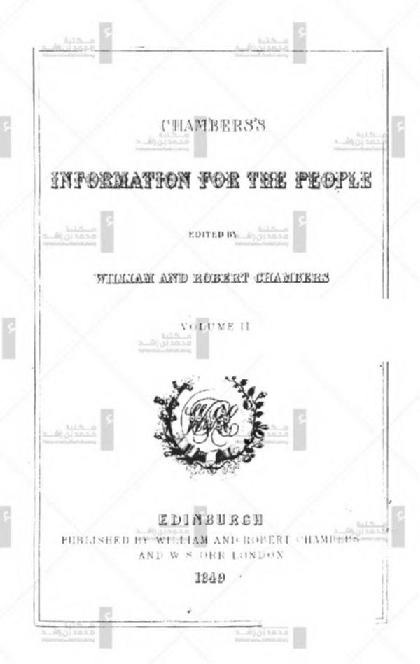  Chambers' information for the people
