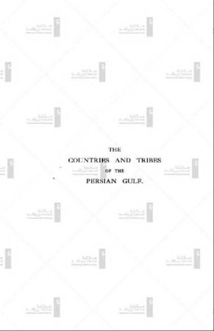  The countries and tribes of the Persian Gulf