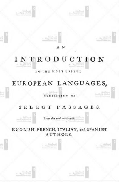  Introduction to the most useful European languages