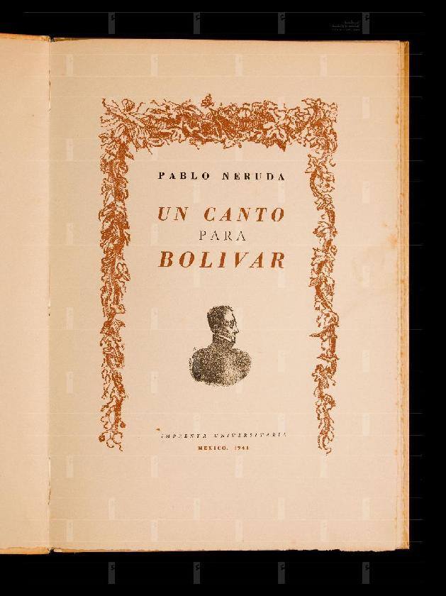  Un Canto para Bolivar (A Chant to Bolivar)