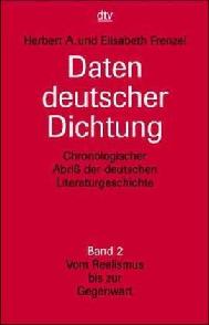  Daten deutscher Dichtung : chronologischer Abriss der deutschen Literaturgeschichte