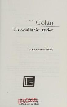  The Golan : the road to occupation