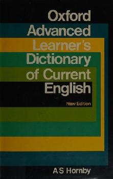 Oxford advanced learner's dictionary of current English