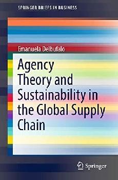  Agency theory and sustainability in the global supply chain