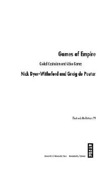 Games of empire : global capitalism and video games