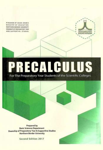Precalculus for the preparatory year students