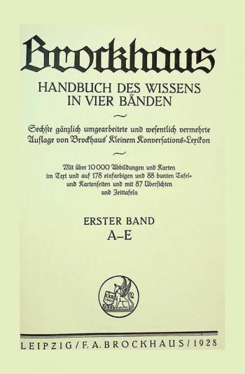 Brockhaus handbuch des wissens in vier bänden