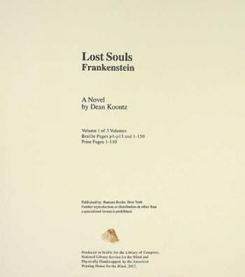 Frankenstein : lost souls : a novel