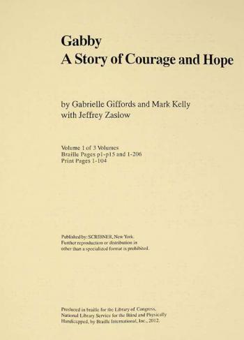  Gabby : a story of courage and hope