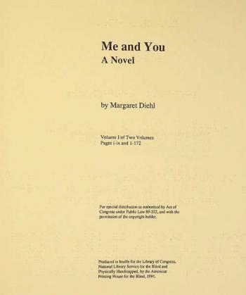  Me and you : a novel