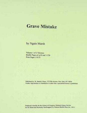  Grave mistake