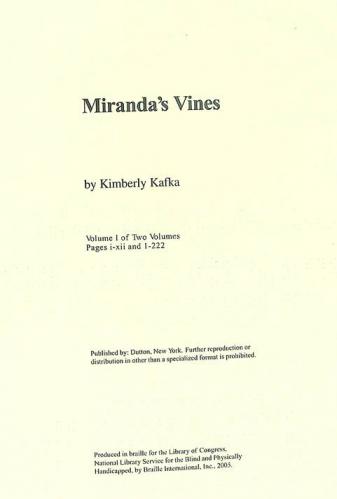Miranda's vines