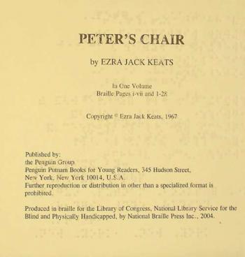 Peter's chair
