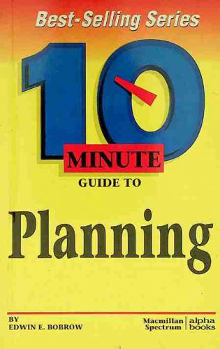 10 minute guide to planning