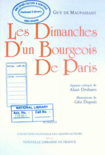  Les dimanches d'un bourgeois de Paris