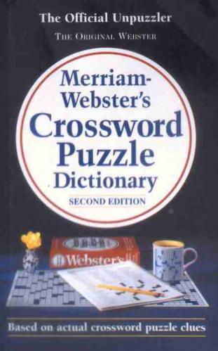 Merriam-Webster's crossword puzzle dictionary