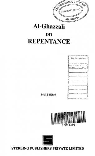  al-Ghazzali on repentance
