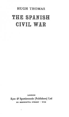  The Spanish Civil War