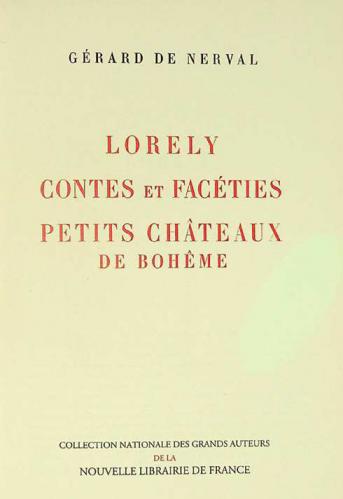  Lorely ; contes et facéties ; petit châteaux de Bohême