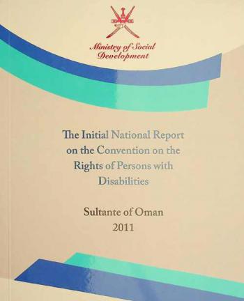  The initial national report on the convention on the rights of persons with disabilities