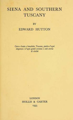  Siena and southern Tuscany