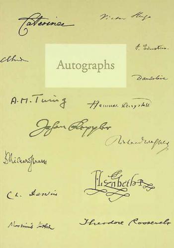  History, politics, philosophy, arts, literature and music, science, technology and exploration : a miscellany of autographs, arranged in chronological order : and offered for sale on the occasion of the 2019 Sharjah International Book Fair