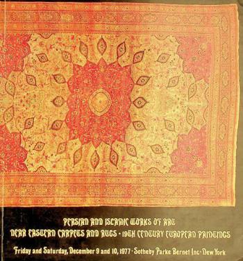  Islamic works of art, Near Eastern carpets and rugs, 19th century paintings : exhibition and public auction
