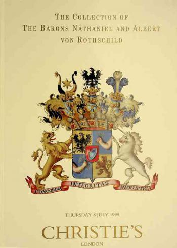  Works of art from the collection of the Barons Nathaniel and Albert von Rothschild : Thursday 8 July 1999 at 2.30 pm and 7.00 pm precisely at 8 king street , st. Jamess, London SW1