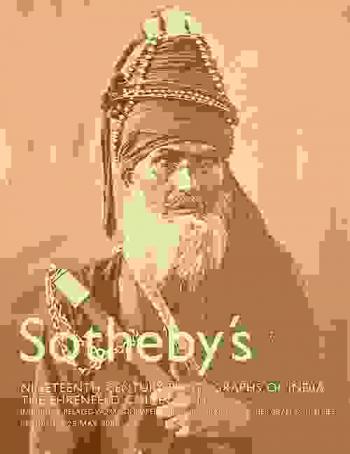  Nineteenth century photographs of India : the Ehrenfeld collection, including related works on paper and photographs of other Asian countries, London, Wednesday 25 May 2005