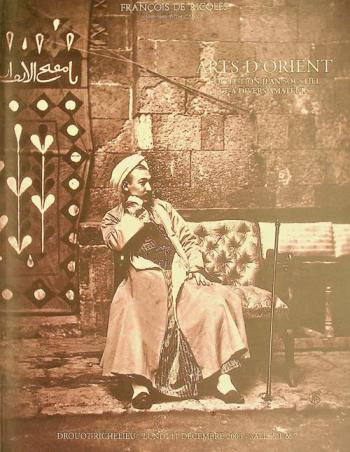 Arts d'Orient : vente aux publiques Ie lundi 11 décembre 2000 à 11 heures et 14 heures