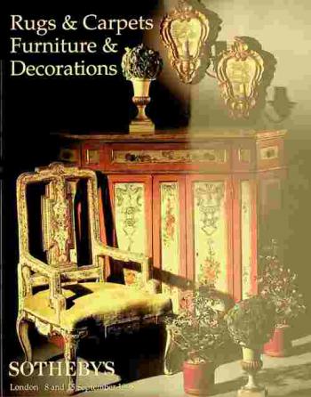  Rugs and carpets, furniture and decorations : including a collection of painted furniture, the property of Her Royal Highness Princess Lilian of Belgium