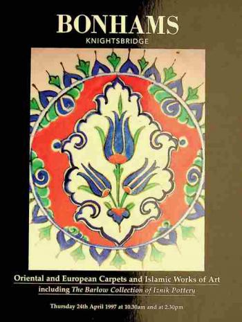  Oriental & European carpets & islamic works of art : including a collection of 19th century Caucasian rugs and the Barlow collection of Iznik pottery ; the property of the Savile Club