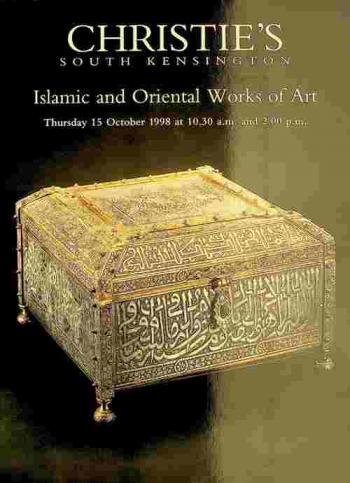  Islamic and oriental works of art : Thursday 15 October 1998 at 10.30 a.m. and 2.00 p.m