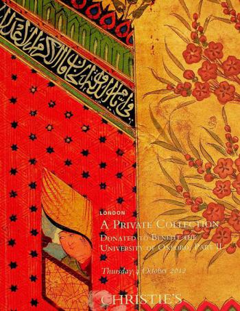  A private collection : donated to benefit the University of Oxford : Thursday 4 October 2012