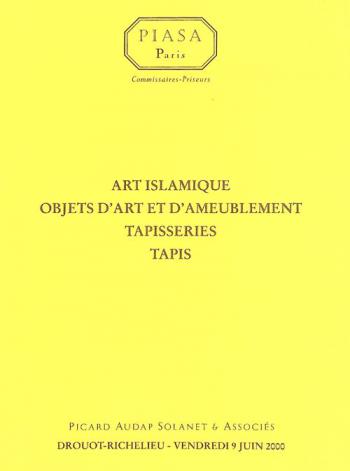  Art Islamique objets D'art et D'ameublement tapisseries tapis (Piasa Paris)