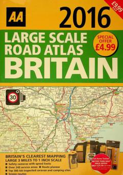  Large scale road atlas Britain