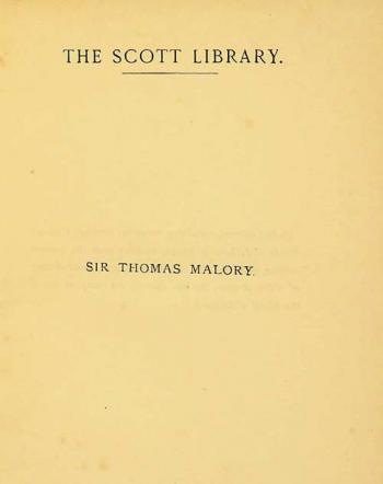 The book of marvellous adventures : and other books of the Morte D'Arthur