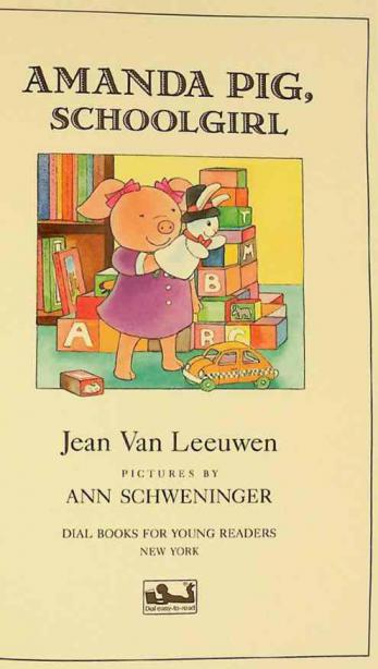  Amanda Pig, school girl