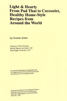 Light & hearty : from pad Thai to cassoulet, healthy home-style recipes from around the world