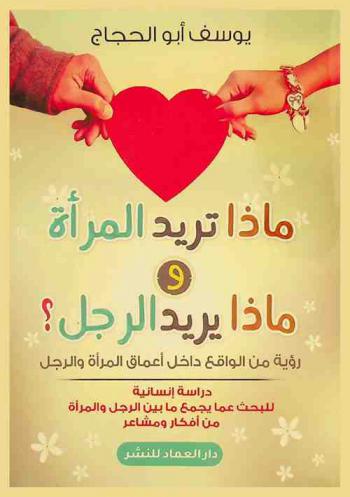 ماذا تريد المرأة وماذا يريد الرجل ؟ : رؤية من الواقع داخل أعماق المرأة والرجل : دراسة إنسانية للبحث عما يجمع ما بين الرجل والمرأة من أفكار ومشاعر