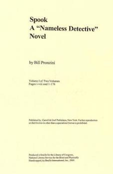  Spook : a \nameless detective\ novel