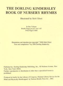  The Dorling Kindersley book of nursery rhymes