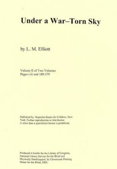  Under a war-torn sky