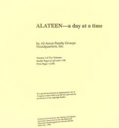 Alateen-a day at a time