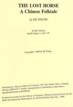 The lost horse : a Chinese folktale