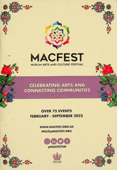  Macfest muslim arts and culture festival : celebrating arts and connecting communities : over 75 events February-September 2022