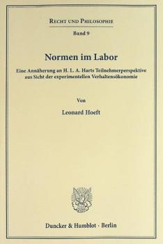 Normen im Labor : eine Annäherung an H. L. A. Harts Teilnehmerperspektive aus Sicht der experimentellen Verhaltensökonomie